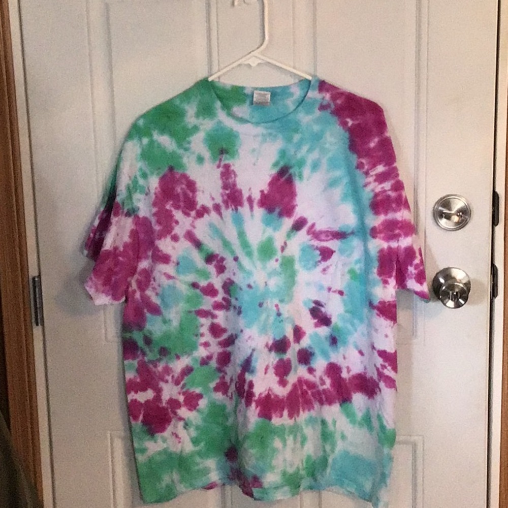 Homemade tie dye shirt